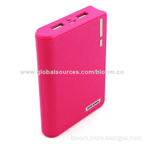 12,000mAh Wallet Power Banks for iPad with Dual-USB Output, Full CapacityNew
